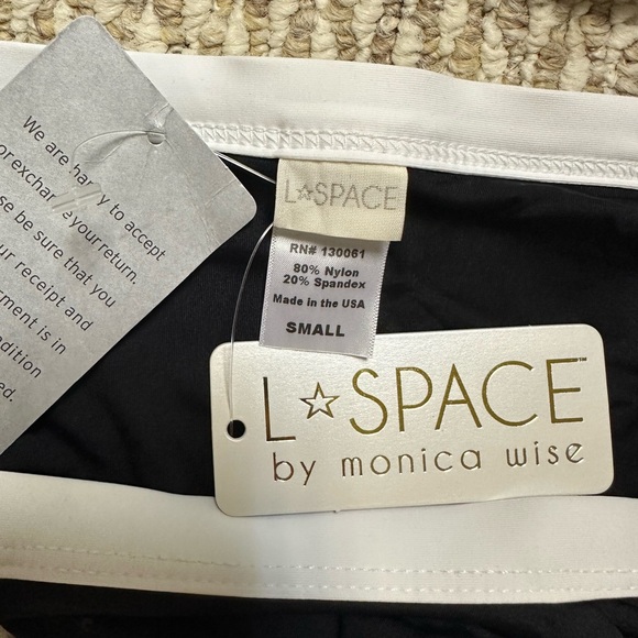 L Space Black and White Bikini size small NWT - Picture 2 of 4
